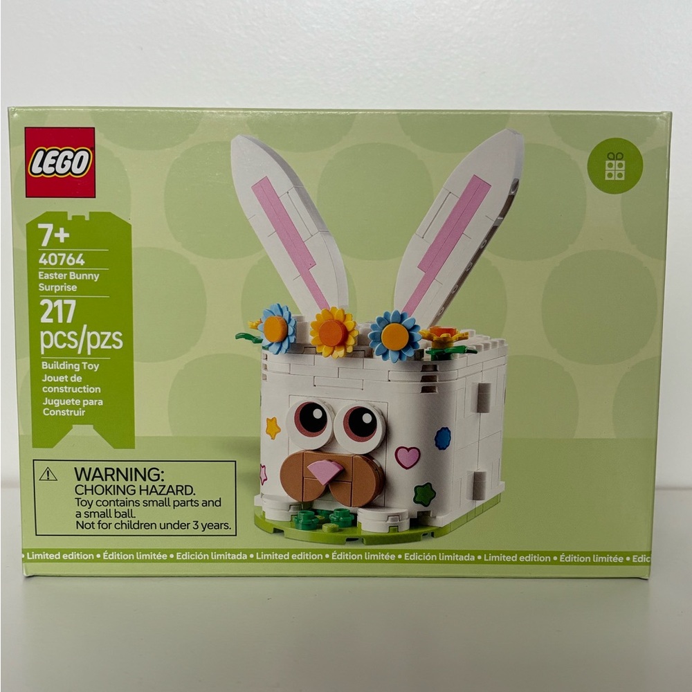 LEGO Seasonal 40764 Easter Bunny Surprise 217 Pieces New & Sealed
